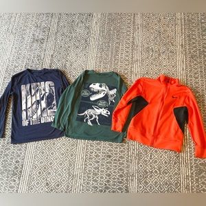 Boys long sleeve/ jacket bundle